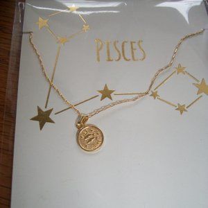 NWT Amano Studio Tiny Zodiac Medallion - PISCES
